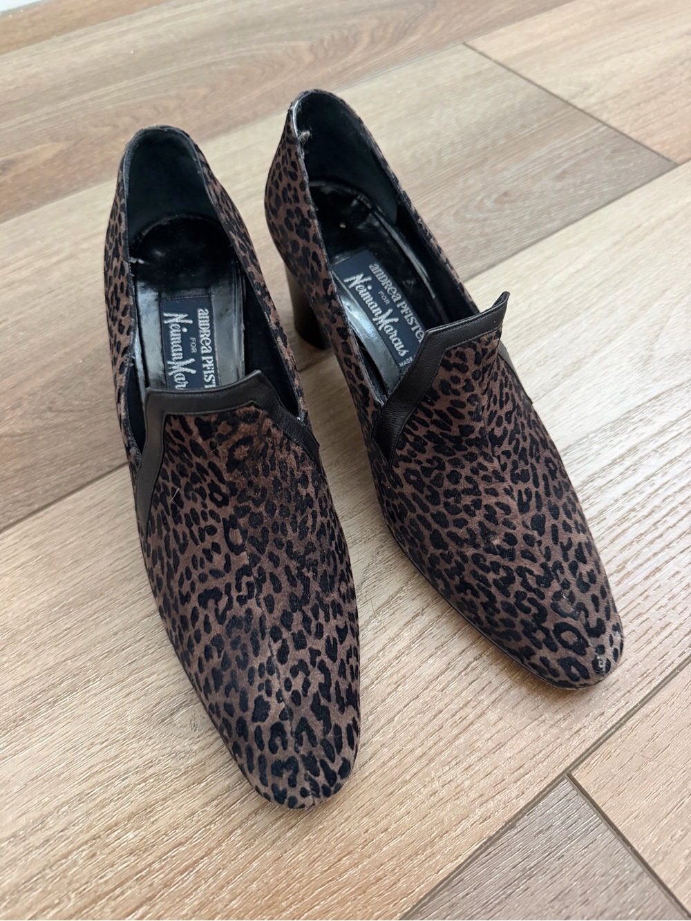 Vintage Neiman Marcus Leopard Print Heel, 8.5